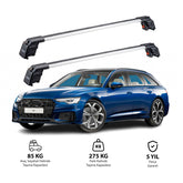 AUDI A6 AVANT 2019 et modèles ultérieurs TRX2 Thunder Carrier Barres transversales pour galerie de toit 2 barres